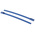 RS PRO Cable Tie, Roller Ball, 100mm x 4.6 mm, Blue Polyester Coated Stainless Steel, Pk-100