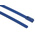 RS PRO Cable Tie, Roller Ball, 100mm x 4.6 mm, Blue Polyester Coated Stainless Steel, Pk-100