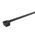 HellermannTyton Cable Tie, Inside Serrated, 600mm x 7.6 mm, Black Polyamide 6.6 (PA66), Pk-50