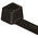 HellermannTyton Cable Tie, Inside Serrated, 600mm x 7.6 mm, Black Polyamide 6.6 (PA66), Pk-50