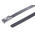 Thomas & Betts Cable Ties, Roller Ball, 200mm x 4.6 mm, Metallic 316 Stainless Steel, Pk-100