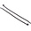 HellermannTyton Cable Tie, 175mm x 4 mm, Black Polyamide 6.6 (PA66), Pk-100