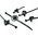 HellermannTyton Cable Tie, Assembly, 200mm x 4.6 mm, Black Polyamide 6.6 (PA66), Pk-500
