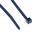 HellermannTyton Cable Tie, 150mm x 3.5 mm, Blue Metal Detectable, Pk-100