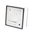 HOBUT D96SD Analogue Panel Ammeter FSD 0/5A Dual Scale 0/10A & 0/3A AC, 92mm x 92mm Moving Iron