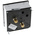 HOBUT D96SD Analogue Panel Ammeter 0/10A Direct Connected AC, 92mm x 92mm Moving Iron