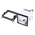 HOBUT D48MC Analogue Panel Ammeter 0/300A For Shunt 75mV DC, 48mm x 48mm Moving Coil