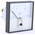 HOBUT PD72SD Analogue Panel Ammeter 0/10/20A Direct Connected AC, 72mm x 72mm Moving Iron