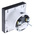 HOBUT PD72MC Analogue Panel Ammeter 0/1A Direct Connected DC DC, 72mm x 72mm Moving Coil