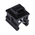 HellermannTyton Cable Tie Assemblies, Black Polyamide 6.6 (PA66), Pk-100