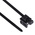 HellermannTyton Cable Tie Assemblies, Black Polyamide 6.6 (PA66), Pk-100