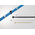 HellermannTyton Cable Tie, 382mm x 4.7 mm, Blue ETFE, Pk-100