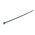 HellermannTyton Cable Ties, Releasable, 100mm x 2.5 mm, Black Polyamide 6.6 (PA66), Pk-1000pack