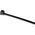 HellermannTyton Cable Ties, Releasable, 100mm x 2.5 mm, Black Polyamide 6.6 (PA66), Pk-1000pack