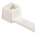 HellermannTyton Cable Tie, 380mm x 7.6 mm, White Polyamide 6.6 (PA66), Pk-100
