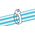 HellermannTyton Cable Tie, 380mm x 7.6 mm, White Polyamide 6.6 (PA66), Pk-100