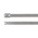 HellermannTyton Cable Tie, Roller Ball, 127mm x 4.6 mm, Metallic 304 Stainless Steel, Pk-100