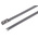 HellermannTyton Cable Tie, Roller Ball, 201mm x 4.6 mm, Metallic 304 Stainless Steel, Pk-100