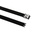 HellermannTyton Cable Tie, Roller Ball, 362mm x 12.3 mm, Black Polyester Coated Stainless Steel, Pk-50