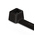 HellermannTyton Cable Tie, Inside Serrated, 245mm x 4.6 mm, Black Polyamide 6.6 (PA66), Pk-100