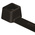 HellermannTyton Cable Tie, Standard, 387mm x 7.6 mm, Black Polyamide 6.6 (PA66), Pk-100