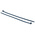 HellermannTyton Cable Tie, 387mm x 7.6 mm, Blue Metal Detectable, Pk-100