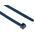 HellermannTyton Cable Tie, 387mm x 7.6 mm, Blue Metal Detectable, Pk-100