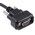 RS PRO Female 9 Pin D-sub Unterminated Serial Cable, 2m PVC