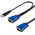 StarTech.com Male USB A; VGA to Male VGA KVM Cable