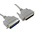 RS PRO Male 25 Pin D-sub to Male Centronics Parallel Cable, 3m, Grey Sheath