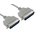 RS PRO Male Centronics to Male Centronics Parallel Cable, 3m, Grey Sheath