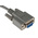 RS PRO Female 9 Pin D-sub to Female 9 Pin D-sub Serial Cable, 1m PVC
