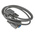 RS PRO Female 9 Pin D-sub to Female 9 Pin D-sub Serial Cable, 1m PVC