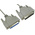 RS PRO Male 25 Pin D-sub to Female 25 Pin D-sub Serial Cable, 6m PVC