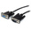 StarTech.com Male 9 Pin D-sub to Female 9 Pin D-sub Serial Cable, 2m PVC