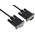 StarTech.com Male 9 Pin D-sub to Female 9 Pin D-sub Serial Cable, 2m PVC