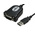 RS PRO Male 9 Pin D-sub to Male USB A Serial Cable, 200mm PVC
