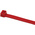 HellermannTyton Cable Tie, Inside Serrated, 365mm x 7.6 mm, Red Polyamide 6.6 (PA66), Pk-100pack