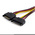 StarTech.com Male SATA Power x 2 to Female LP4  Cable, 150mm