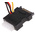 Roline Female SATA Power to Male 4 Pin Molex x 3 Cable, 200mm