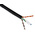 RS PRO Black Cat6 Cable U/UTP PE Unterminated/Unterminated, Unterminated, 100m