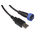 Bulgin USB 2.0 Cable, Male Mini USB B to Male USB A Cable, 2m