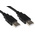 Roline USB 2.0 Cable, Male USB A to Male USB A Cable, 800mm