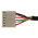 Bulgin USB 2.0 Cable, Male Mini USB AB to Female 6 Pin Socket Cable, 100mm