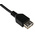 RS PRO USB 2.0 Cable, Male USB A to Female USB A Cable, 120mm