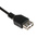 RS PRO USB 2.0 Cable, Male USB A to Female USB A Cable, 1m