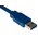RS PRO USB 3.0 Cable, Male USB A to Male USB B Cable, 1m
