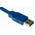 RS PRO USB 3.0 Cable, Male USB A to Female USB A USB Extension Cable, 3m