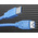 RS PRO USB 3.0 Cable, Male USB A to Female USB A USB Extension Cable, 5m