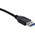 RS PRO USB 3.0 Cable, Male USB C to Male USB A Cable, 1m